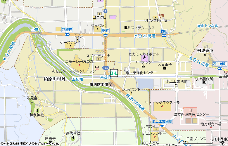 有）平坂企画氷上コンタクトレンズ付近の地図